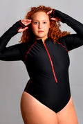 Long Sleeve Swimsuit Black