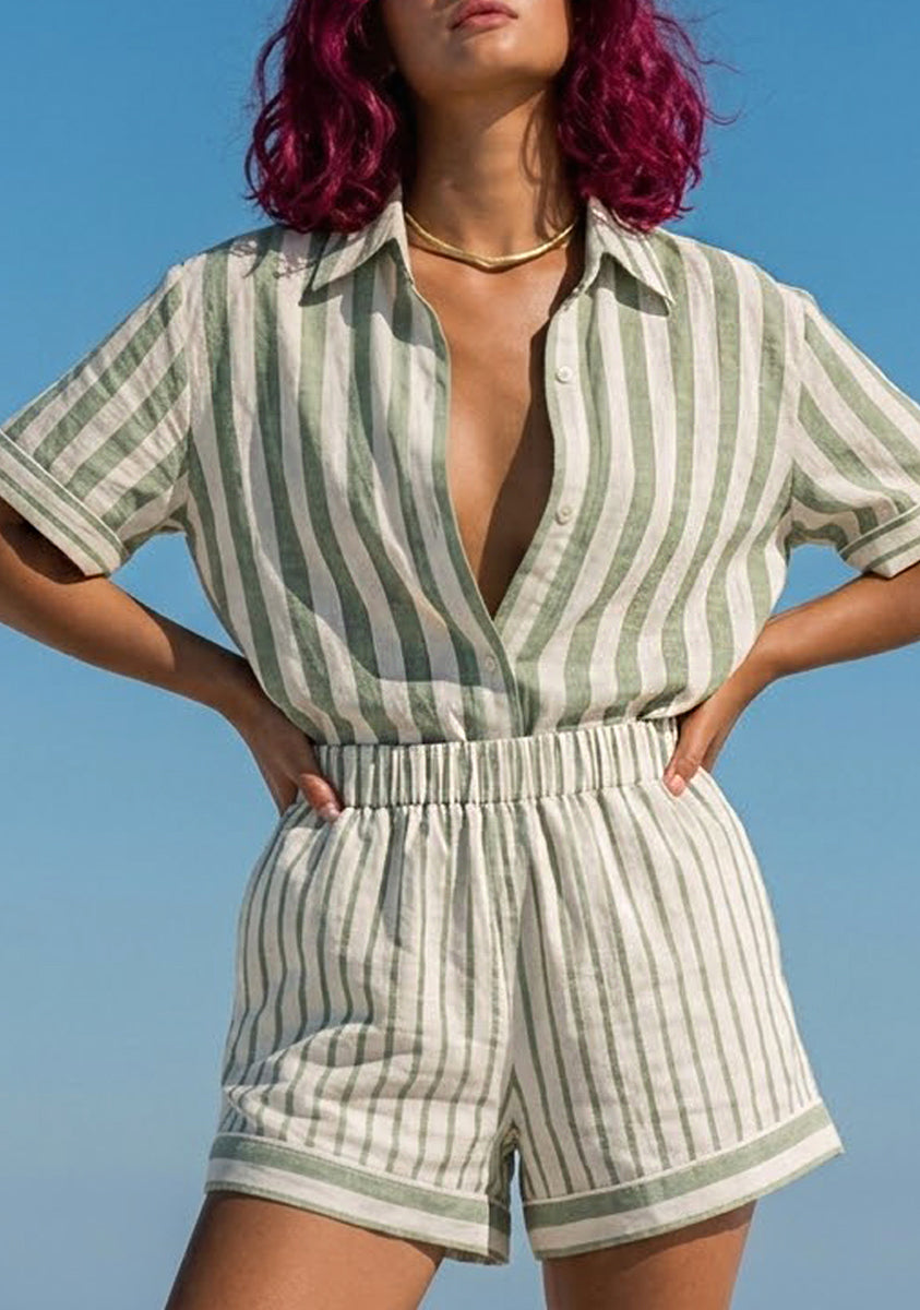 Lino Green Short
