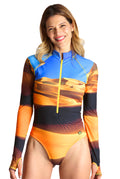 Long Sleeve Swimsuit Médanos de Coro