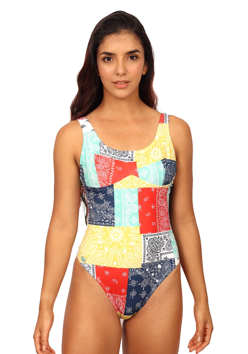 Women's One Piece Swimsuit Hippie & Happy