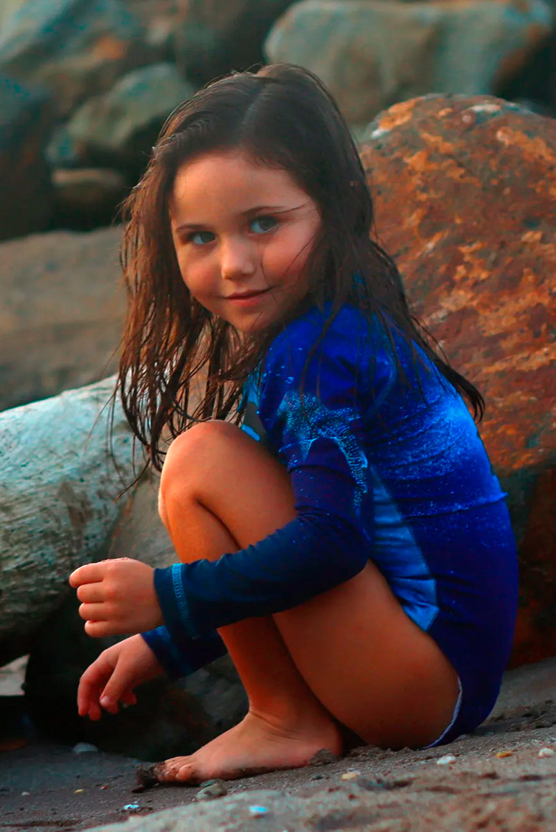 Long Sleeve Swimsuit Tiburon Ballena